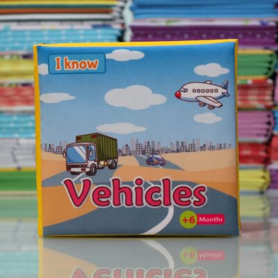 كتب للرضع قماش Vehicles Book