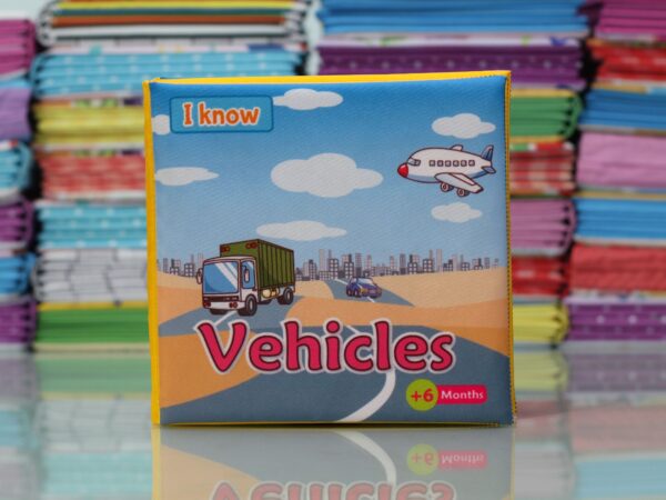 كتب للرضع قماش Vehicles Book